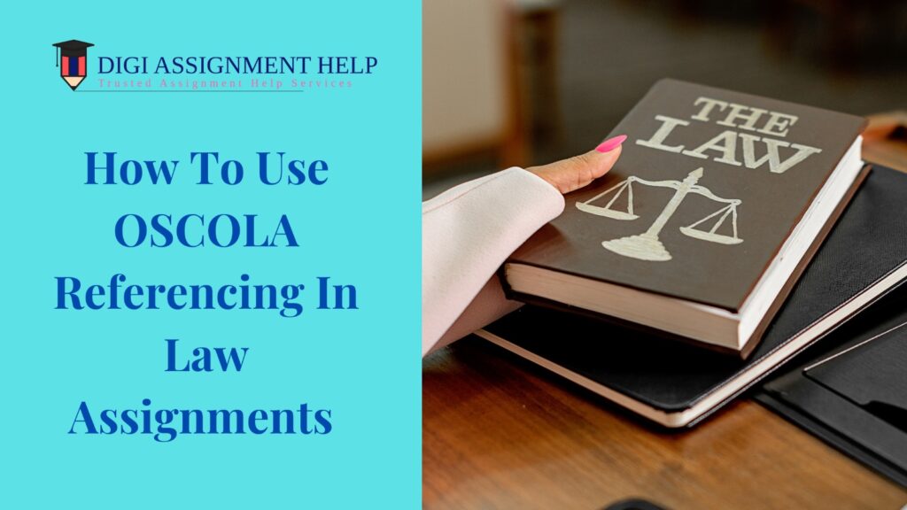 How to use OSCOLA referncing in law assignment 