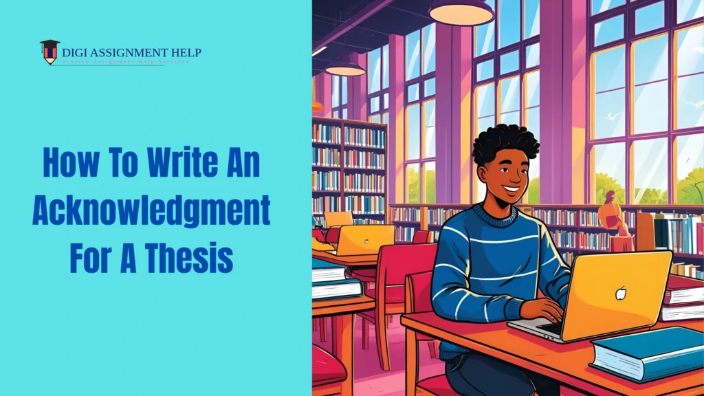 how to write acknowledgment for a thesis